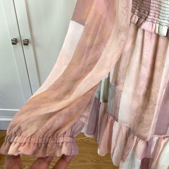 Aritzia Wilfred Tempest Tier Mini Dress Size Medium - Picture 6 of 16